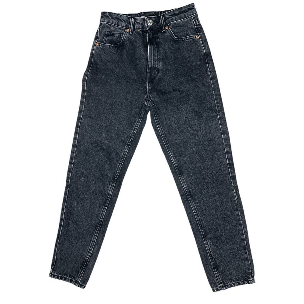 Zara High Rise Black Jeans for Women